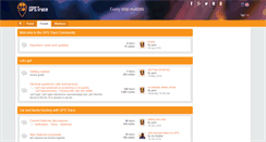 Desktop Screenshot of forum.gps-trace.com